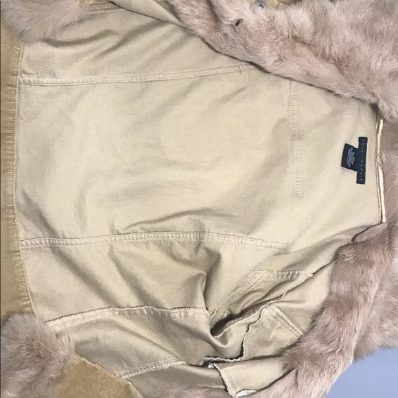 SHERI BODELL genuine rabbit fur XS brown coat - Picture 4 of 8